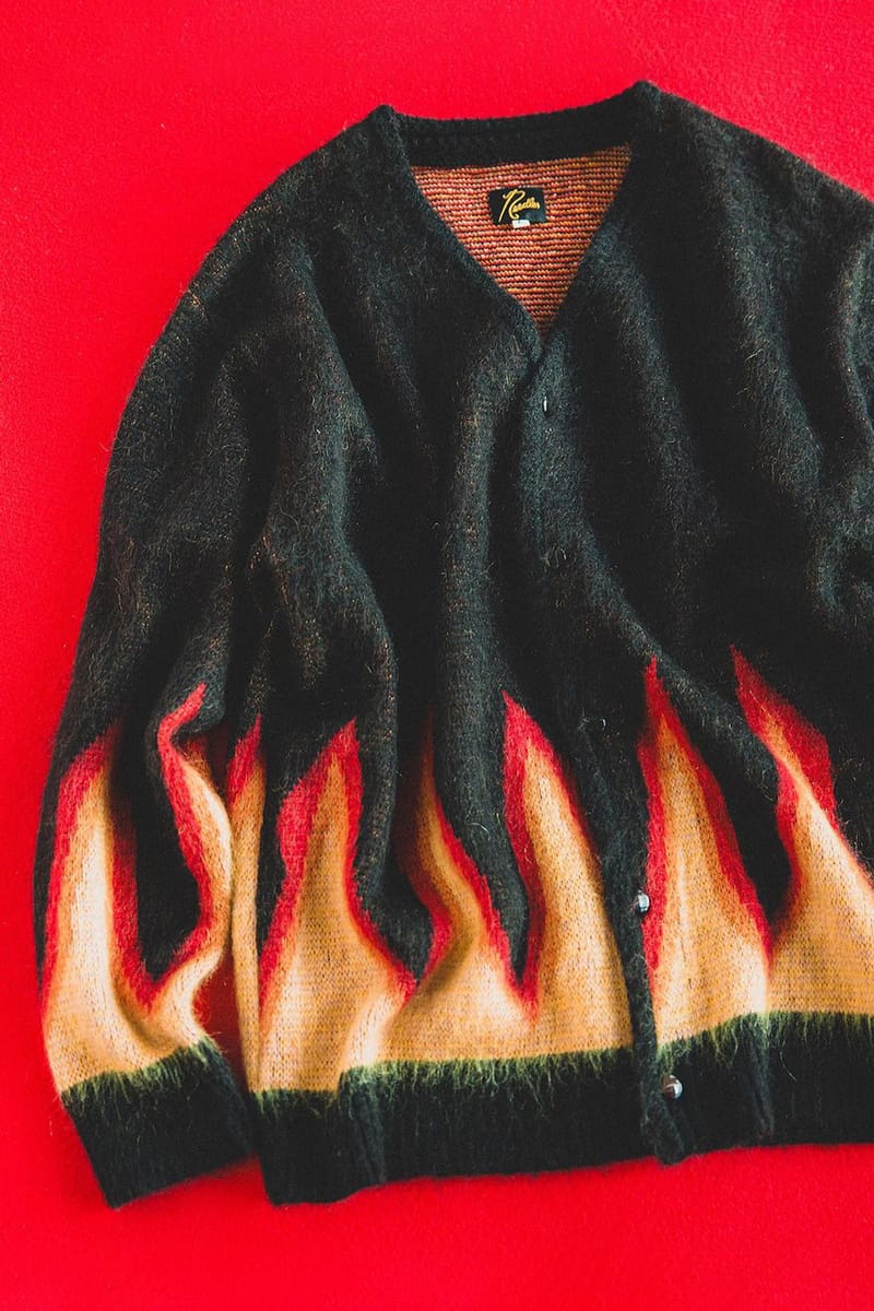 Needles Taps BEAMS for Fire Mohair Cardigan | Hypebeast