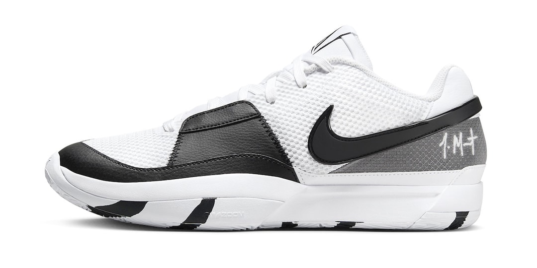 Nike Ja 1 сохраняет классику в «бело-черной» версии