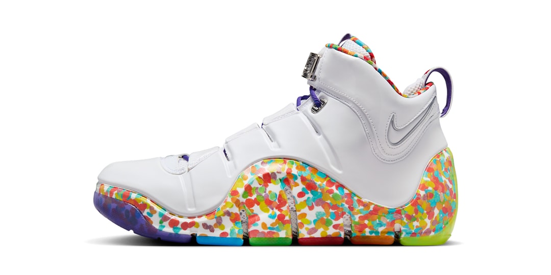 Официальные изображения Nike LeBron 4 «Fruity Pebbles»