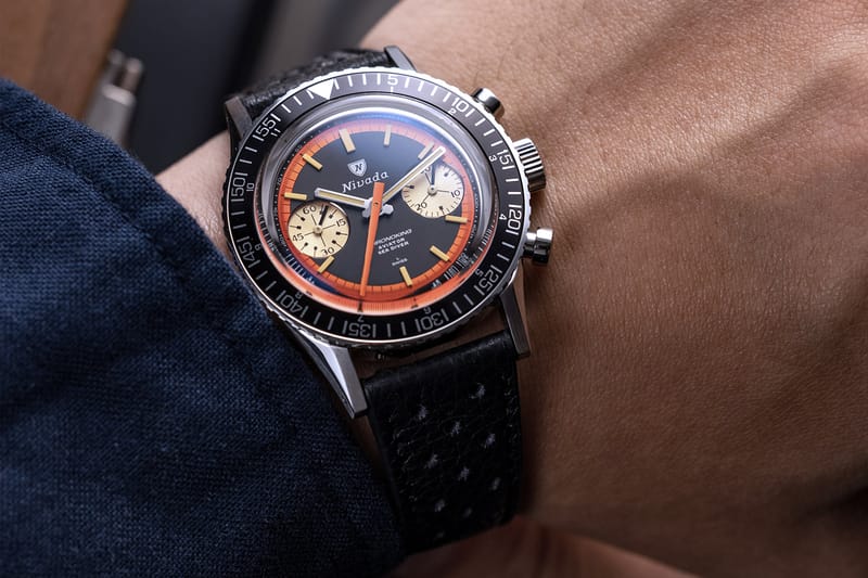 Nivada Grenchen Chronoking Orange Valjoux 23 VZ | Hypebeast