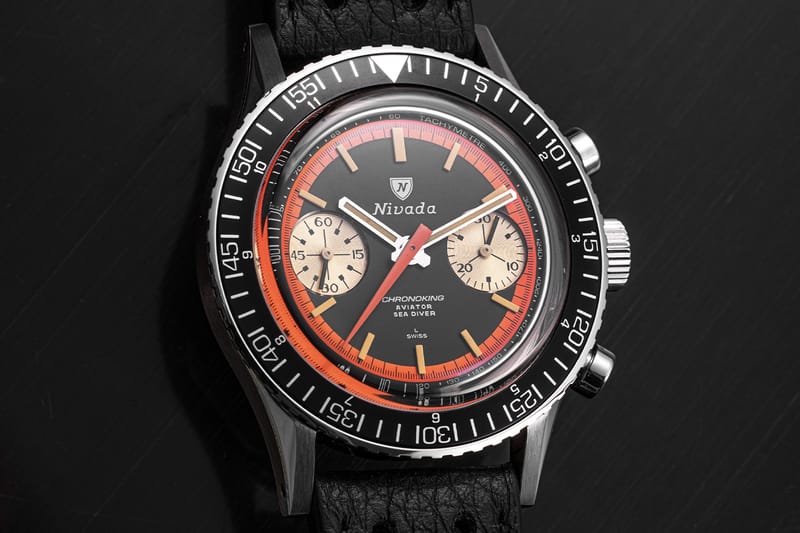 Nivada Grenchen Chronoking Orange Valjoux 23 VZ | Hypebeast