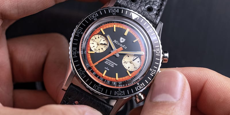 ランナウェイ Nivada Grenchen Chronoking Orange Valjoux 23 VZ | Hypebeast