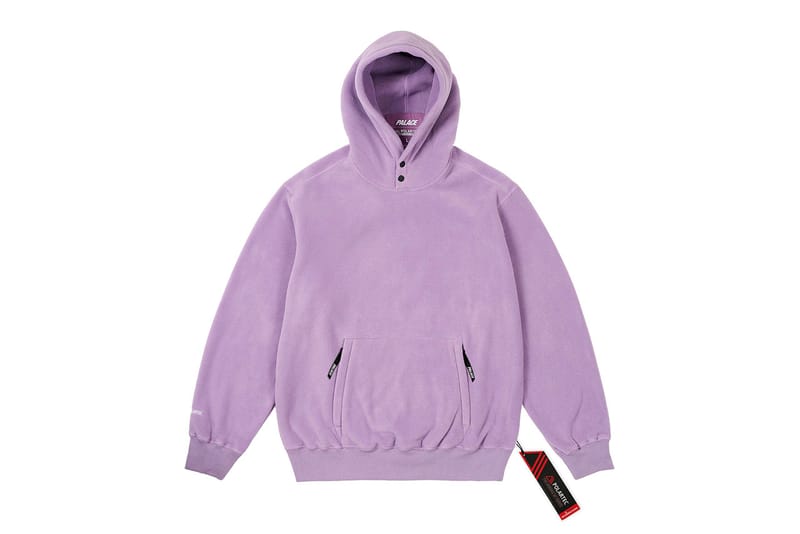 Palace shop purple hoodie