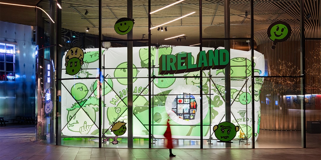 Робин Линч раскрашивает город в зеленый цвет на первой выставке галереи NOW