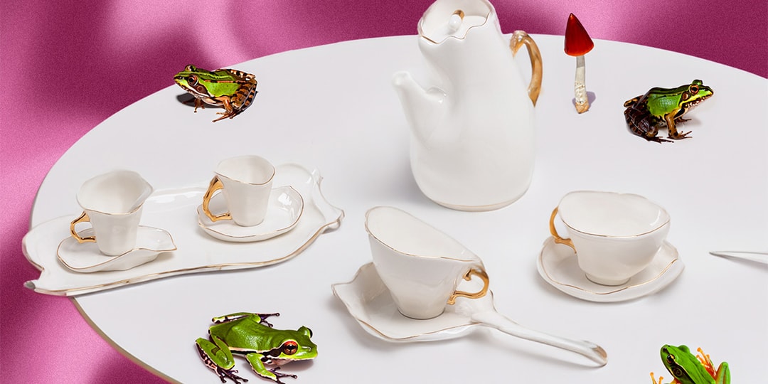 SELETTI и JORDANLUCA представили деформированный чайный сервиз в стиле рейв