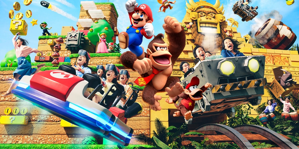 Tremendous Nintendo World Japan Donkey Kong Nation Spring 2024 Opening