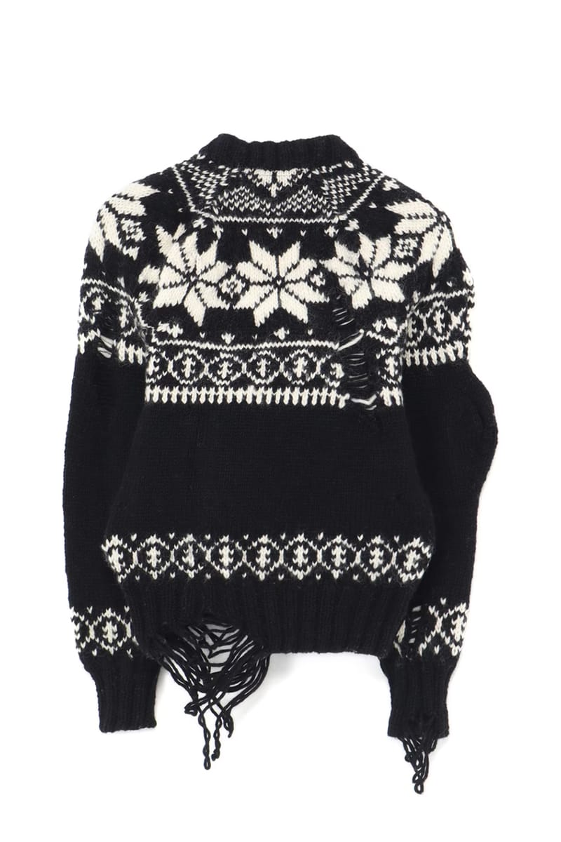 WILDSIDE Yohji Yamamoto pillings Unstable Nordic Pullover | Hypebeast