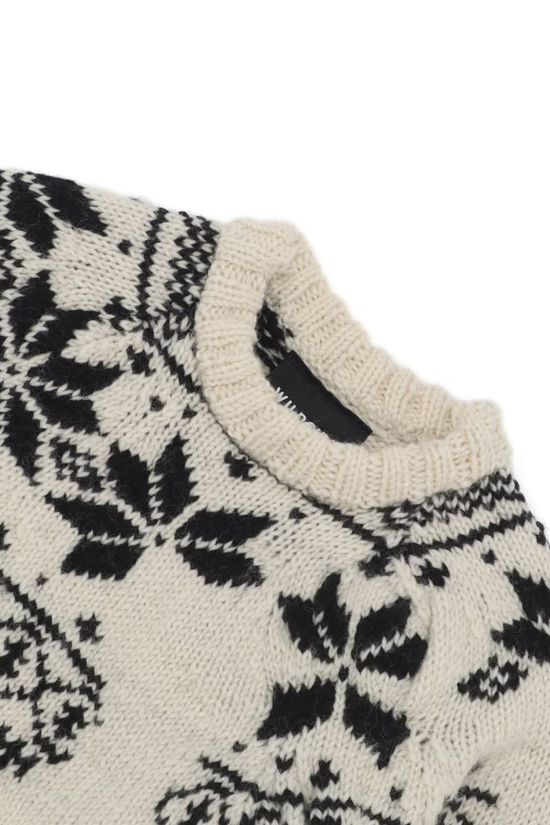 WILDSIDE Yohji Yamamoto pillings Unstable Nordic Pullover | Hypebeast