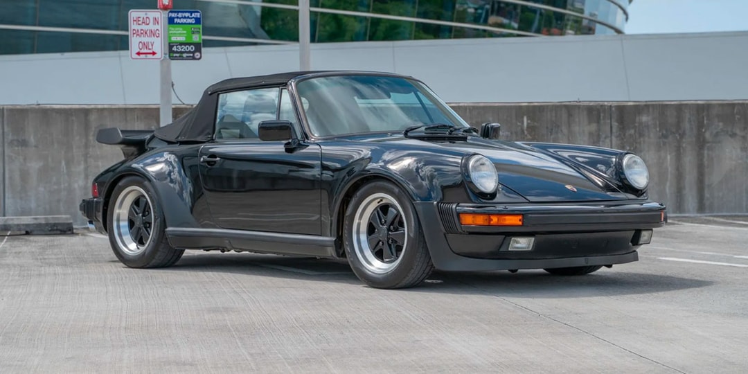 Классический Porsche 911 Turbo Cabriolet 1989 года выставлен на аукционе