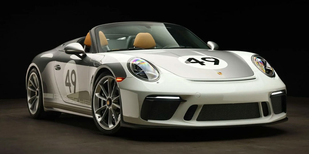 Редкий Porsche 911 Speedster 2019 с пробегом в 71 милю выставлен на аукционе