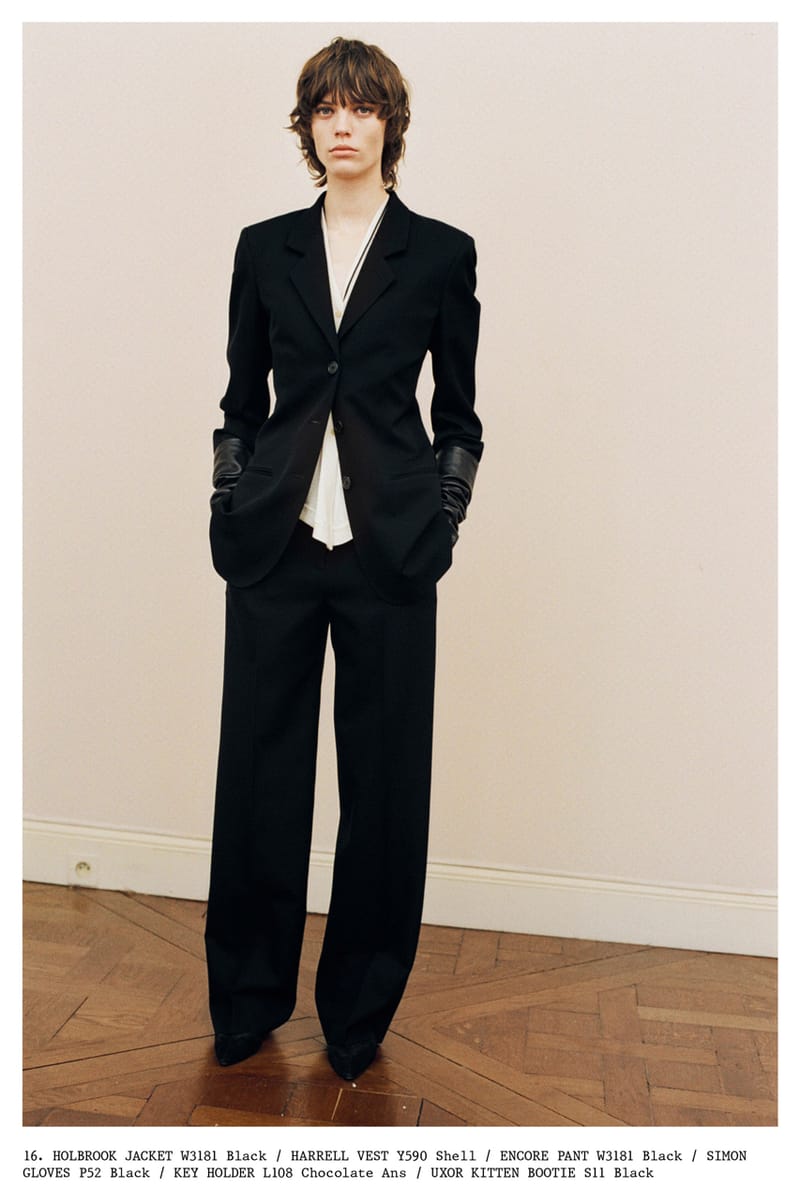 【THE ROW】FW24 'Dela' pants The Row Dela Pant in Grey Taupe | FWRD