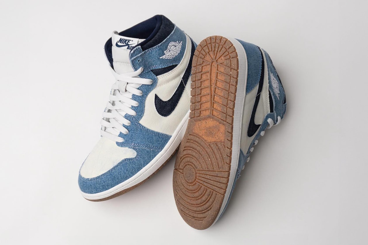 Aj1 Denim Blue Aj1 Denim Jordan Air Jordan Retro High OG 