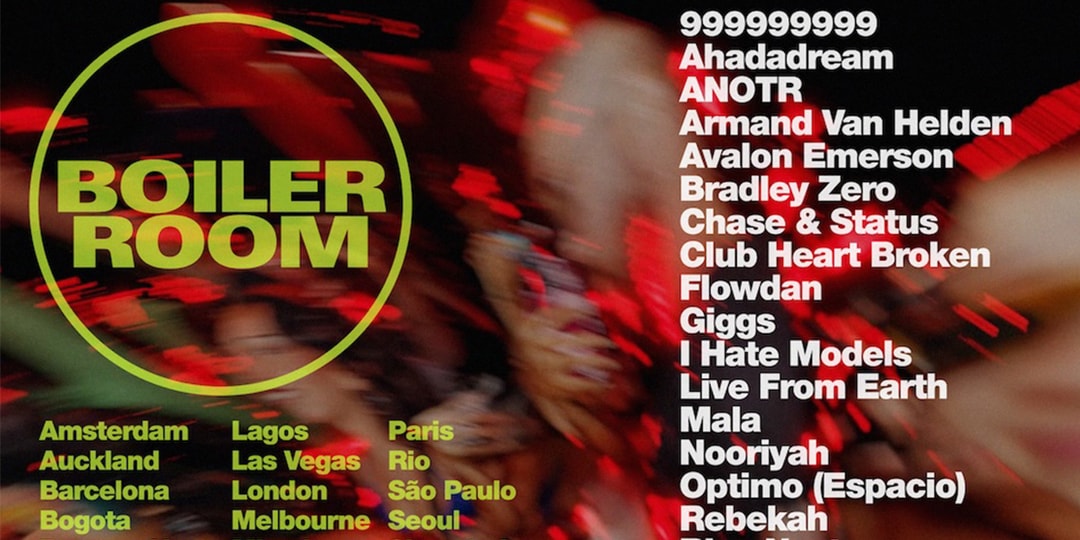 Boiler Room World Tour 2024 Announcement Hypebeast