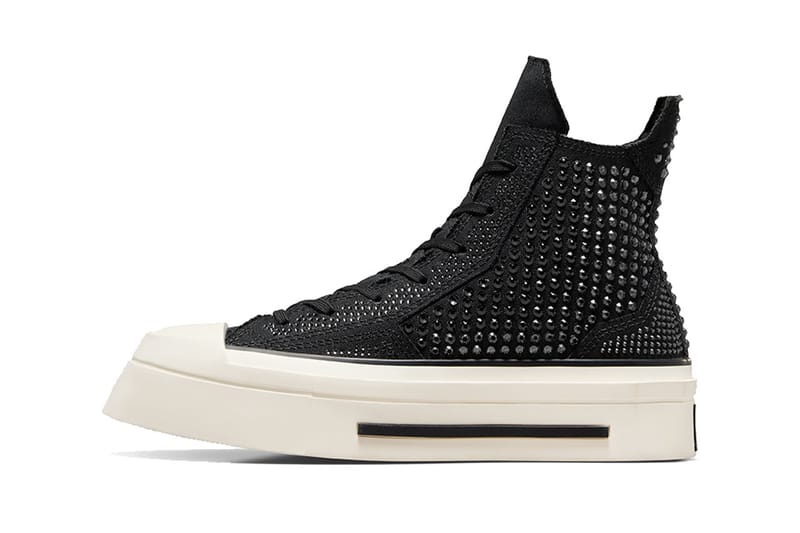 Converse lux hotsell wedge black