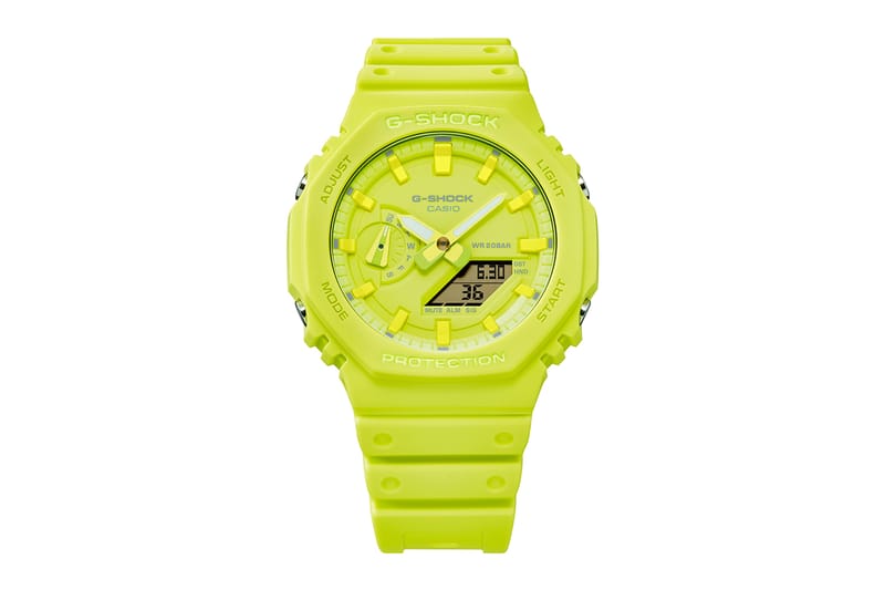 Casio best sale 2100 yellow