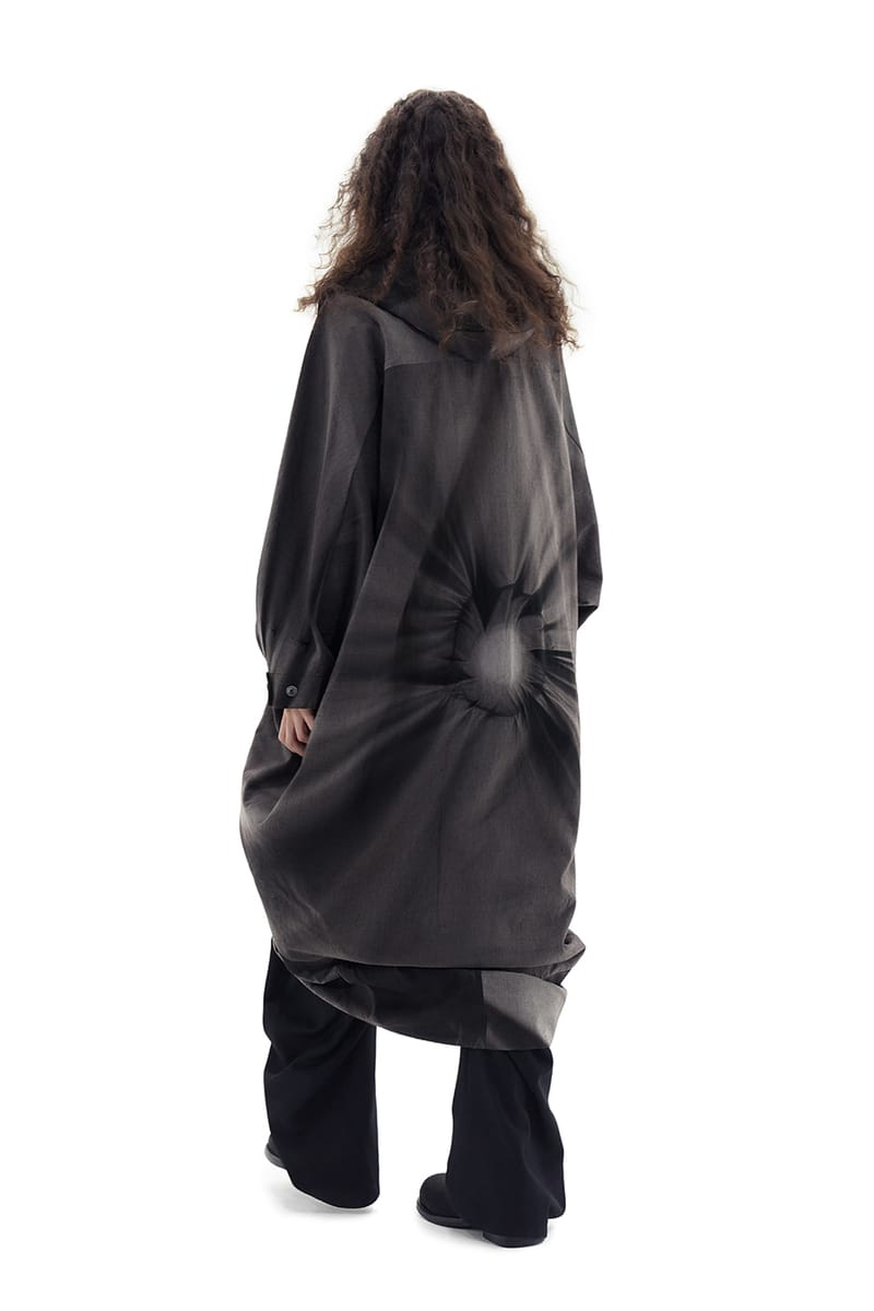 Sun-Bleached Hooded Single Coat in Black – SVRN