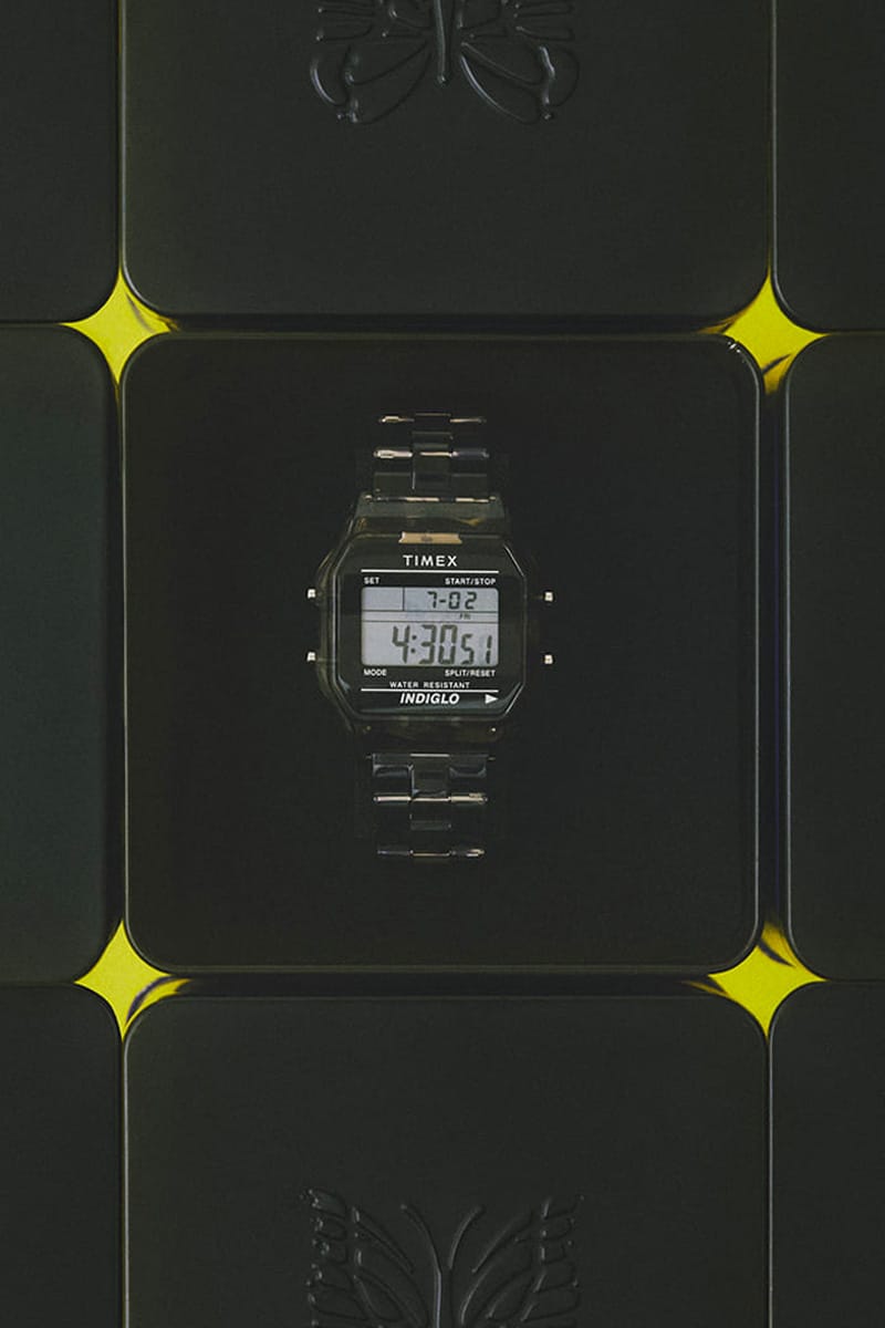 NEEDLES Timex BEAMS BOY Classic Digital Black | Hypebeast