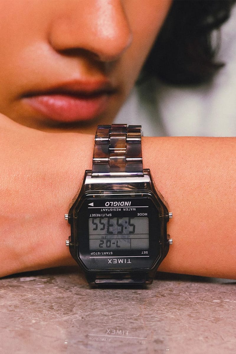 NEEDLES Timex BEAMS BOY Classic Digital Black | Hypebeast
