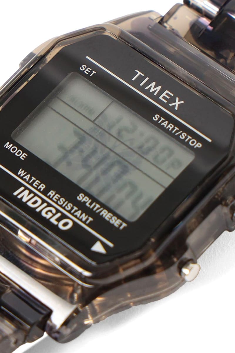 NEEDLES Timex BEAMS BOY Classic Digital Black | Hypebeast