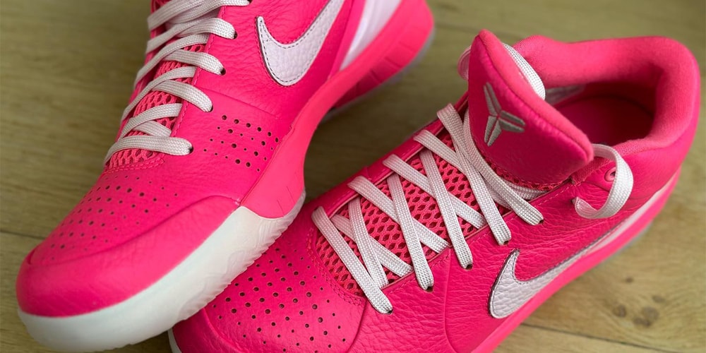 Ванесса Брайант представляет ярко-розовый полиэтилен Nike Kobe 4 Protro