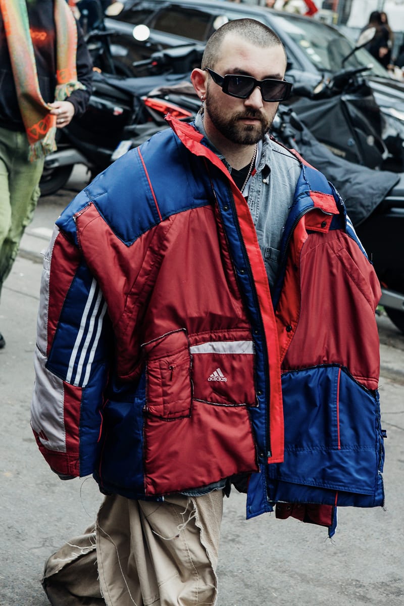 Adidas jacket sales street style