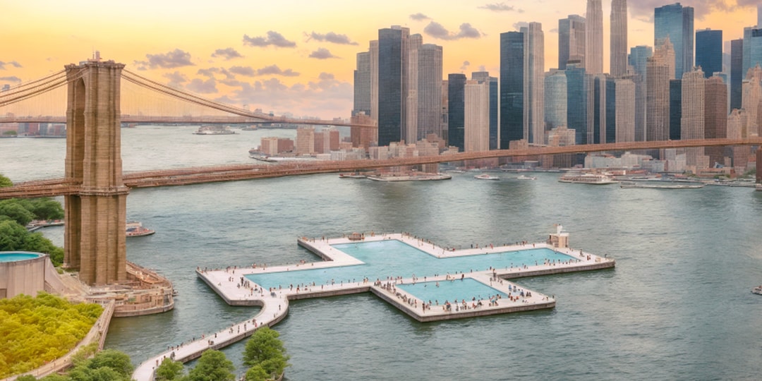 Плавающий бассейн +POOL в Нью-Йорке откроется летом 2024 года.