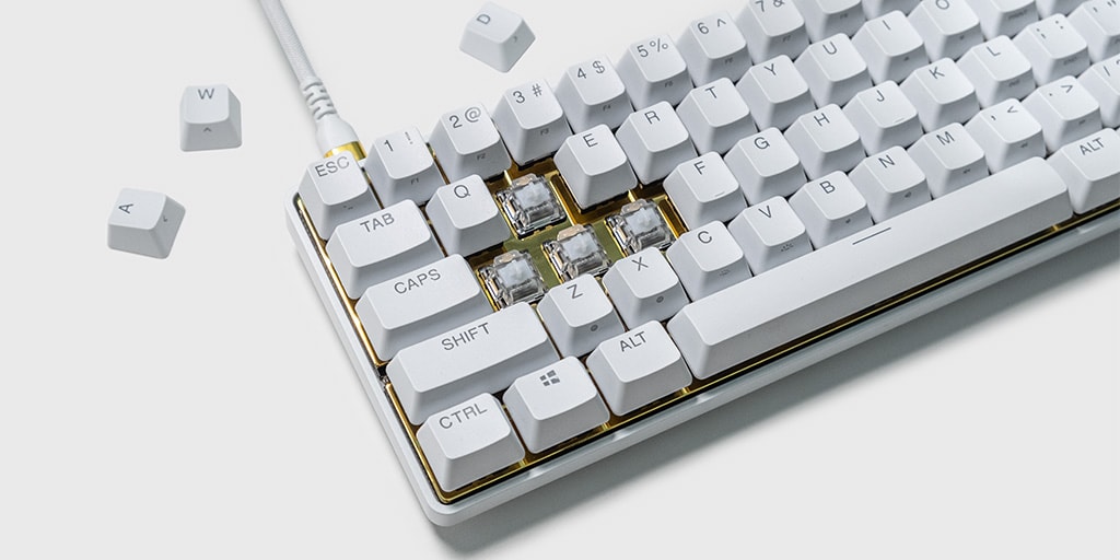SteelSeries выпускает супер лимитированную мини-клавиатуру Apex Pro белого и золотого цвета