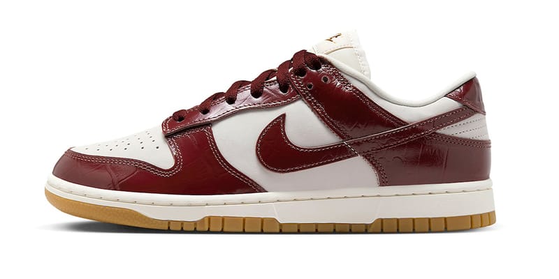 Nike Dunk Low “Team Red Croc” Release Info | Hypebeast