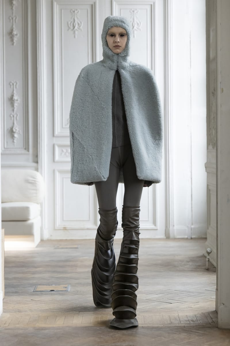 ◆25SS◆RUNWAY◆【RICK OWENS】クレープジャージ*フーディ ◇25SS◇RUNWAY◇【RICK OWENS】クレープジャージ*フーディ