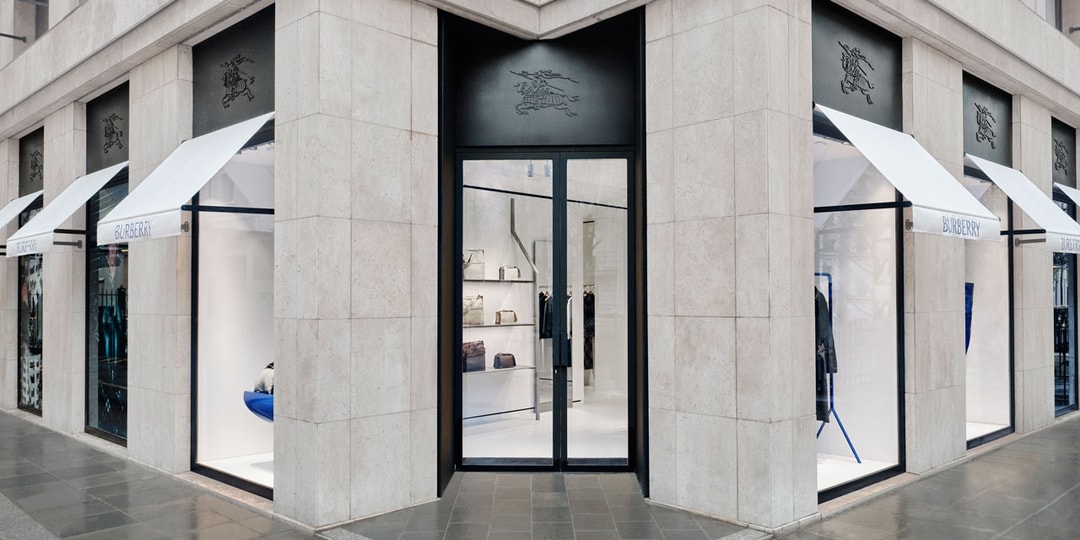 Burberry открывает новый магазин в Париже