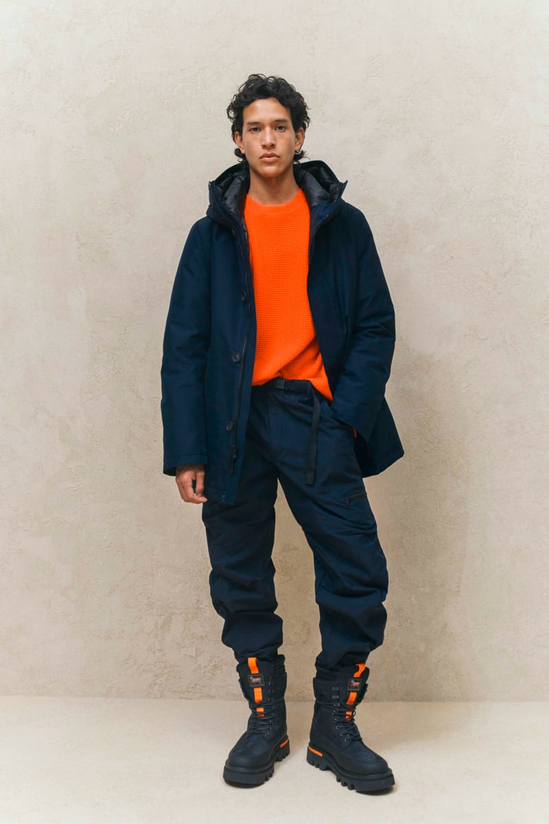 パーカー・フーディ WOOLRICH FW24 PARKY TECH. (CFWOOU0928MR UT3339100) Men's Polar Parka in Ramar Cloth with High Collar and Fur
