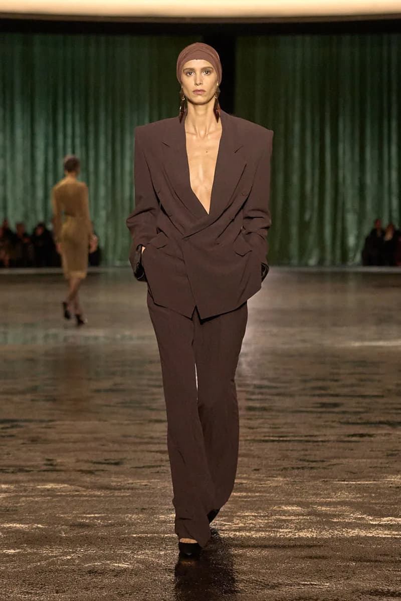 Anthony Vaccarello Saint Laurent FW24 Paris Fashion Week Hypebeast anthony-vaccarello-saint-laurent-fw24-paris-fashion-week-hypebeast