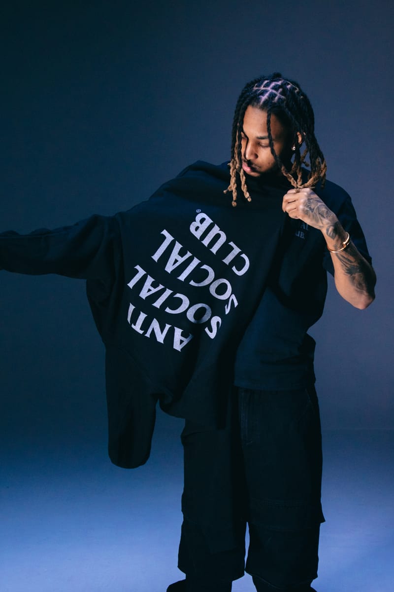 Anti social club hoodie hot sale real