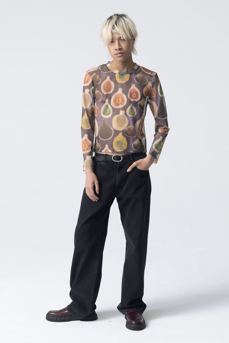 【carne bollente 】 Summersweater Beige Erotic Sun Set Shirt by Carne Bollente on Sale