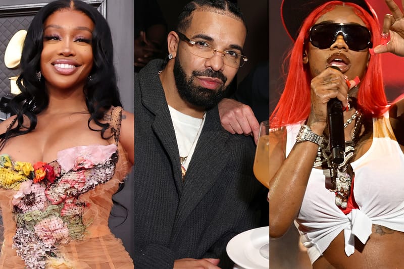 Drake, Sexyy Red, SZA 