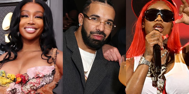 Drake, Sexyy Red, SZA 