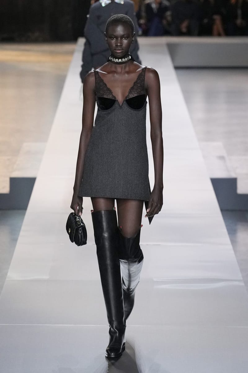 GUCCI ロングスカート ブラック FW24/25 GUCCI PRESENTS WOMEN'S FW24 FASHION SHOW — BELLA Media + Co.