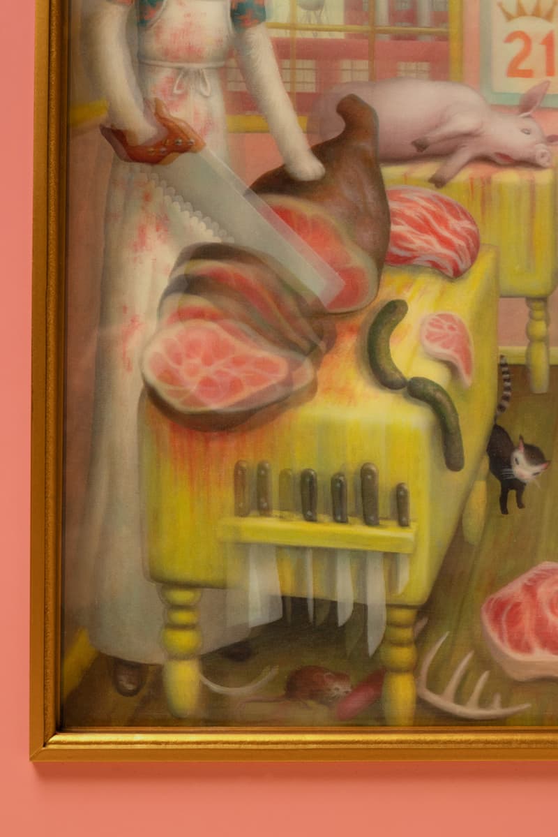 Jenama Mark Ryden Mark Ryden The Butcher Bunny Lenticular Print Release | Hypebeast