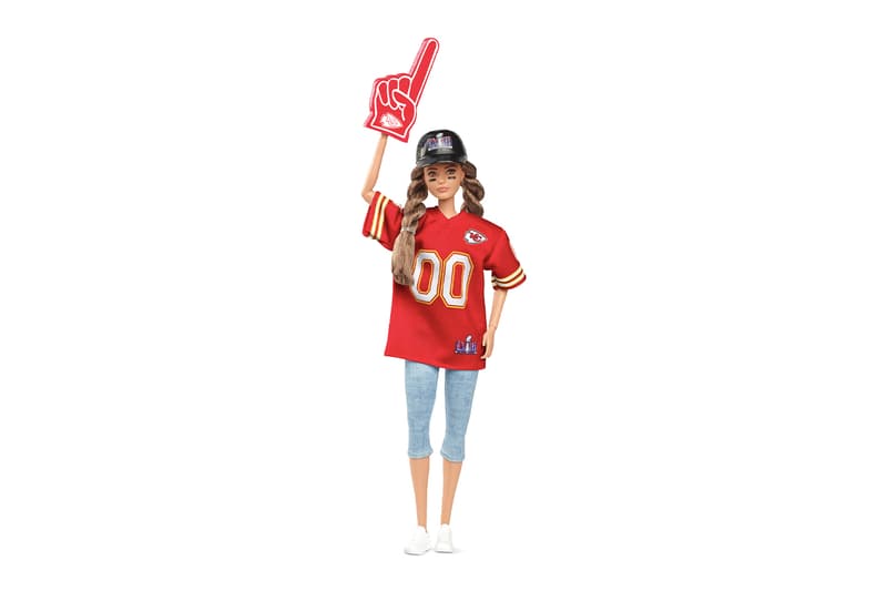 mattel super bowl barbie doll