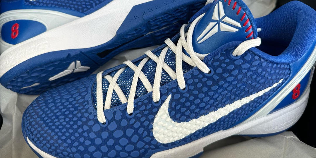Ванесса Брайант делится кроссовками Nike Kobe 6 Protro “Dodgers” PE