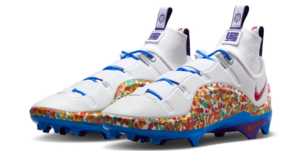 Официальный взгляд на кроссовки Nike LeBron 4 Menace «Fruity Pebbles»