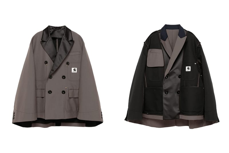 ジャケット・アウター Sacai Carhartt WIP Reversible Coat 2 sacai and Carhartt WIP Return With Second Spring 2024 Drop