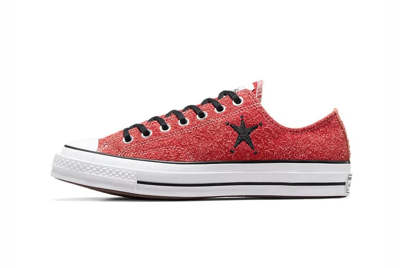 Converse red sparkle clearance shoes