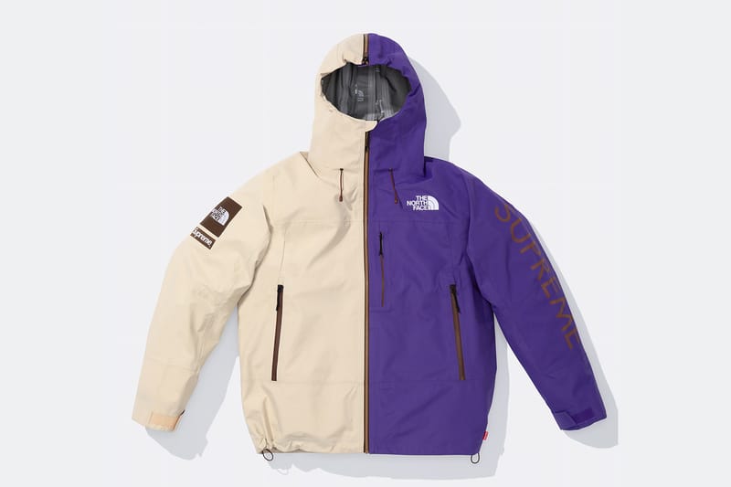 Supreme north face purple hot sale jacket