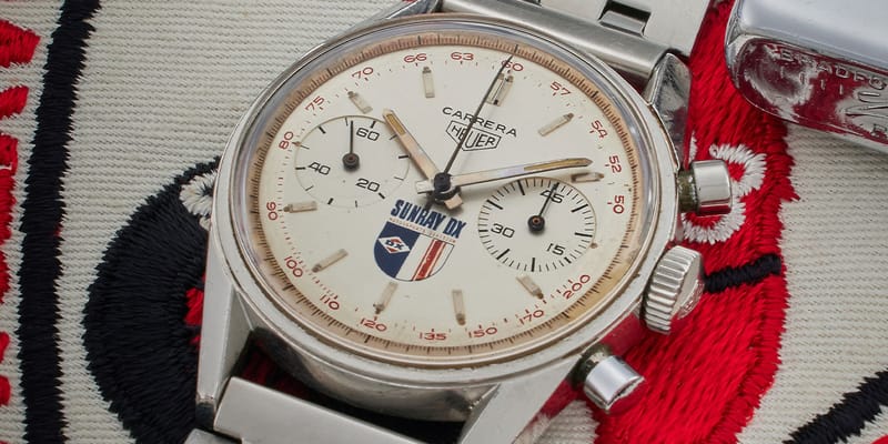 TAG Heuer Carrera Sunray DX Sothebys Auction Info | Hypebeast