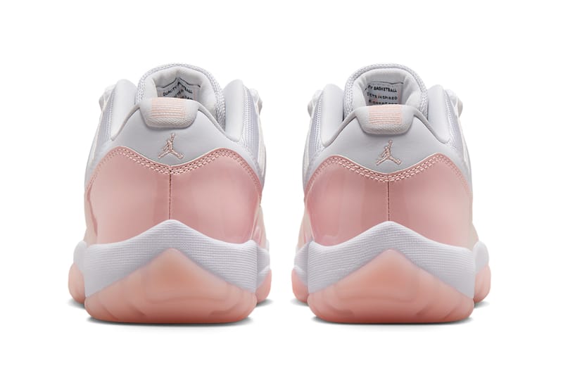 Pink low top 11s release date best sale