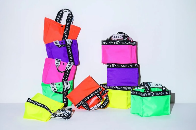 Line 2 Layout fragment design and RAMIDUS Reunite for Neon Tote Line | Hypebeast