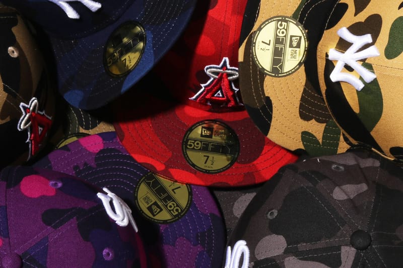 BAPE x MLB Give the Baseball Cap the Camo Treatment | Hypebeast