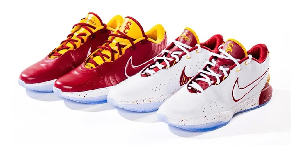 Баскетбольная команда USC Бронни получила две специальные пары кроссовок Nike LeBron 21 PE