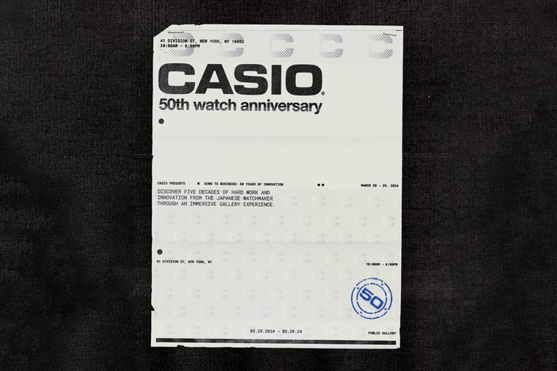 CASIO Timepiece 50 Year Anniversary Event in NYC | Hypebeast CASIO Timepiece 50 Year Anniversary Event in NYC | Hypebeast